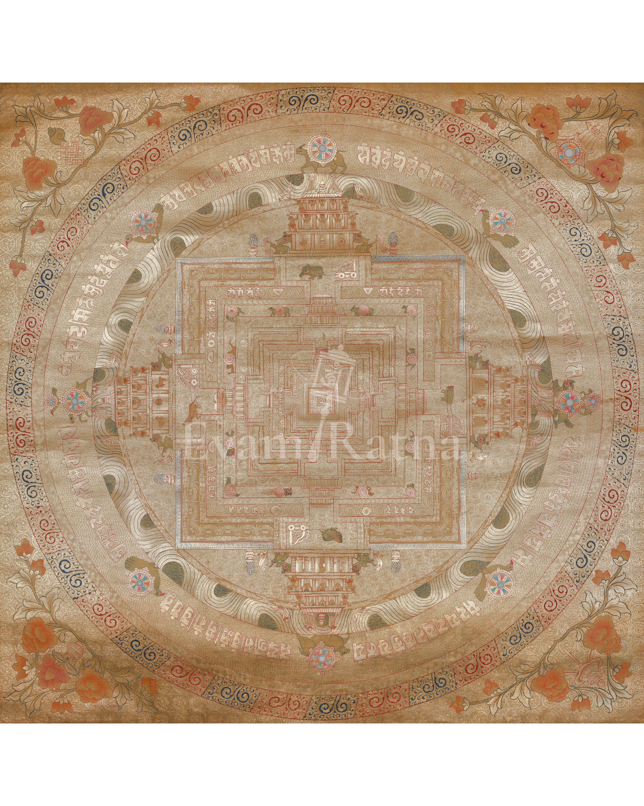 Kalachakra Mandala Himalayan Artwork
