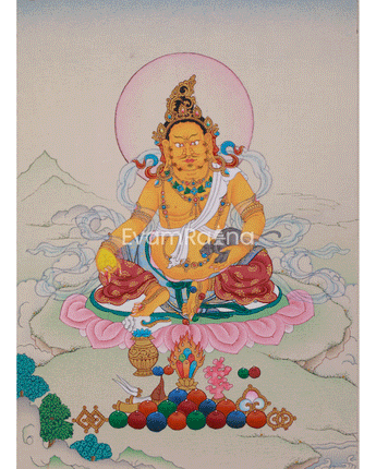 Vajrayana Abundance Deity Dzambhala Art
