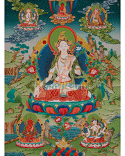 White Tara Meditation Art