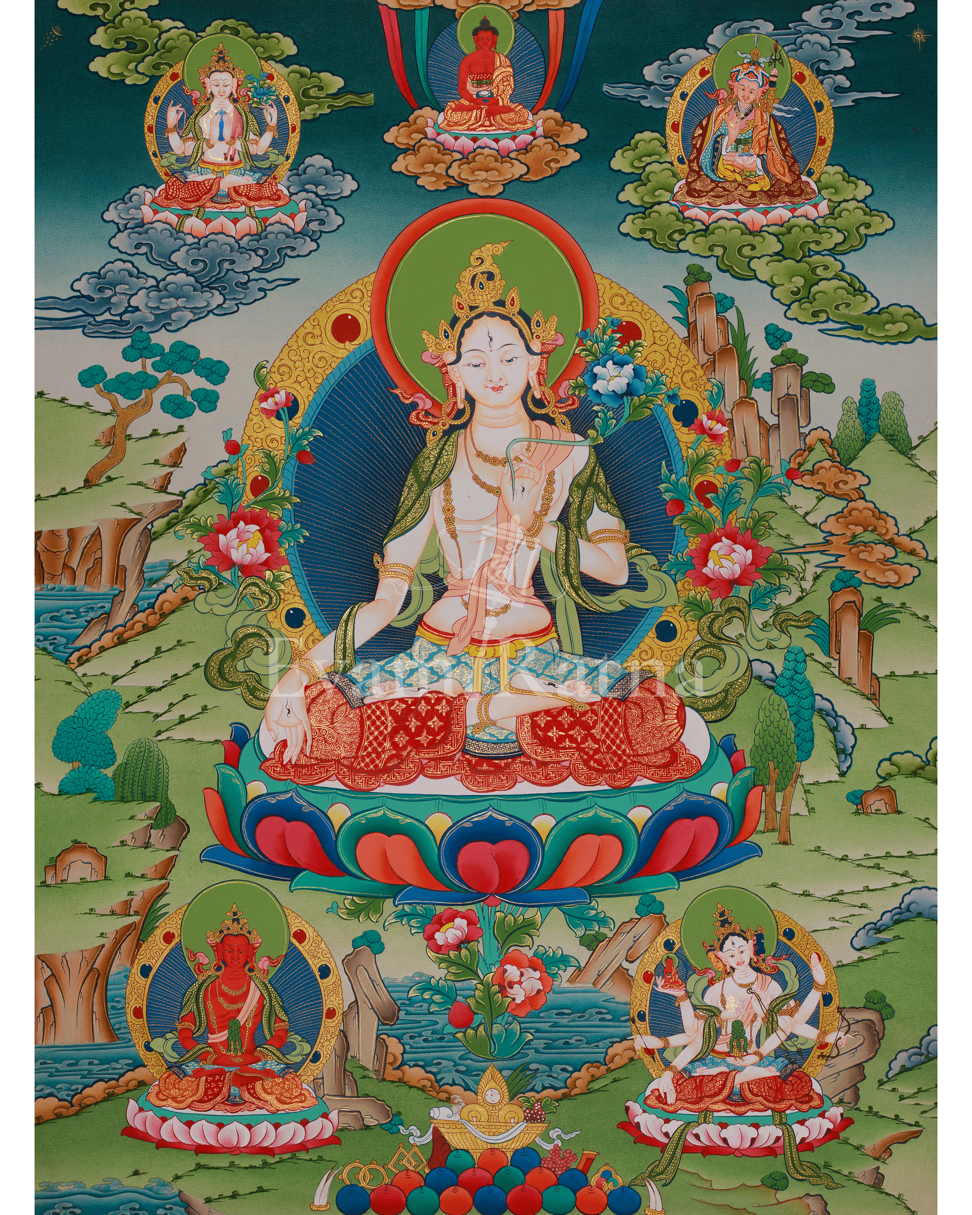 White Tara Meditation Art