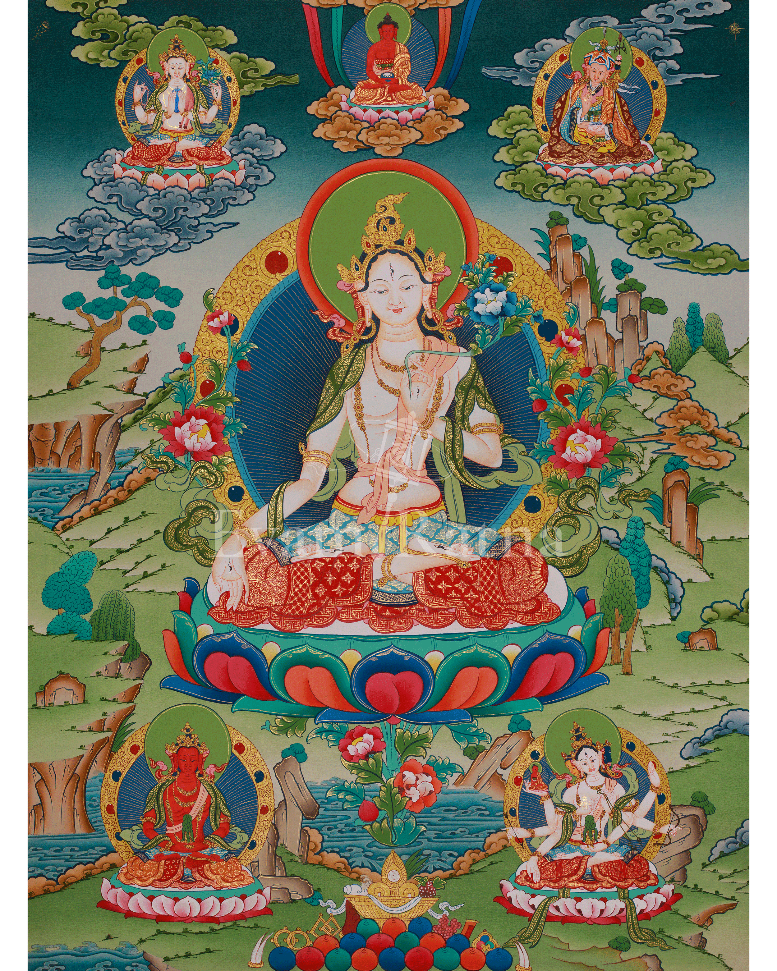 White Tara Meditation Art