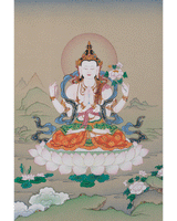 Traditional Bodhisattva Chenrezig