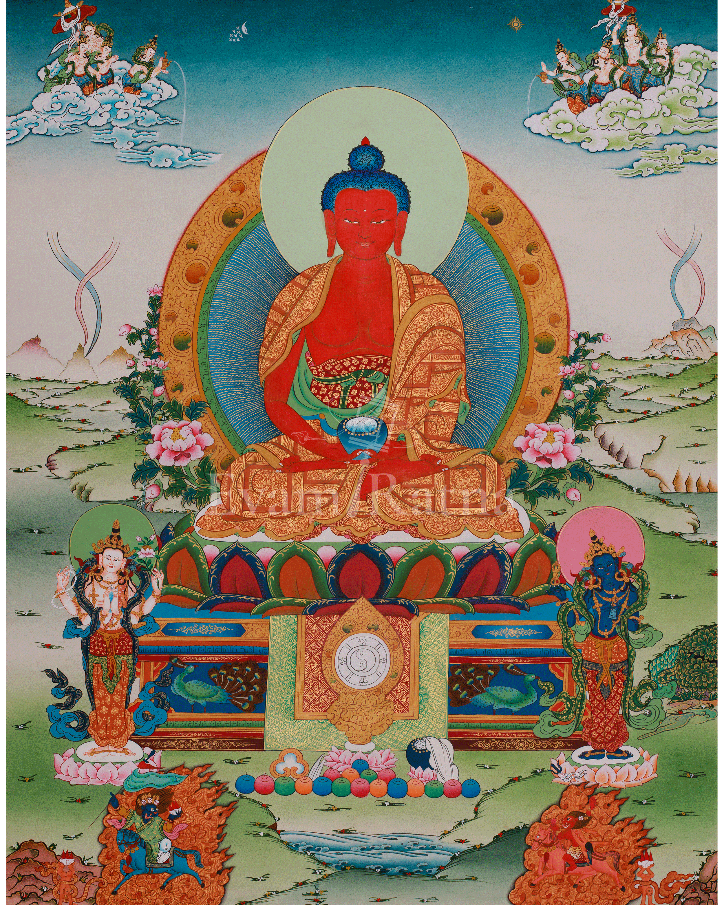 Amitabha Buddha Sacred Art 