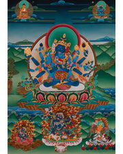 Traditional Thangka of Guhyasamaja