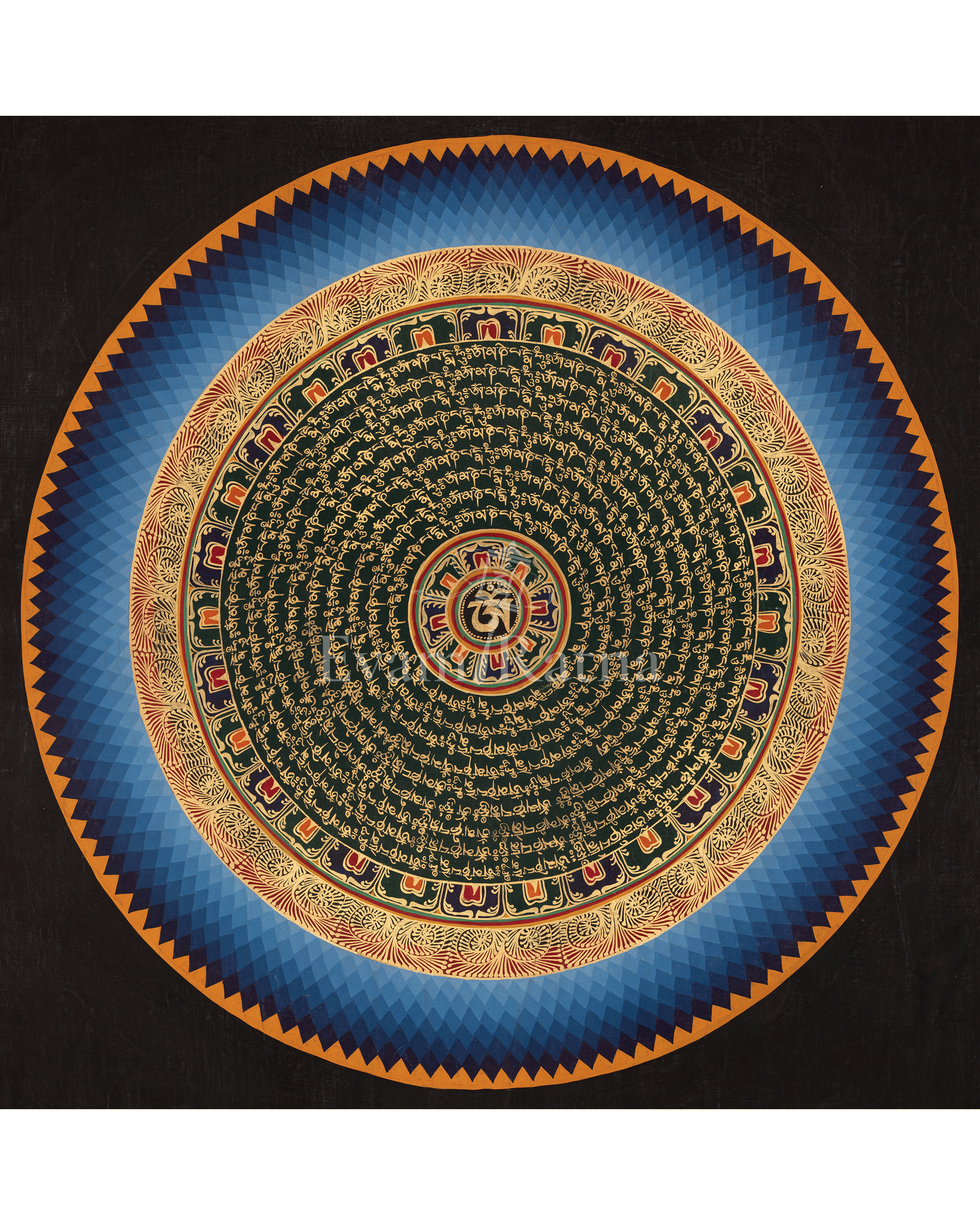 Mantra Mandala Spiritual Thangka