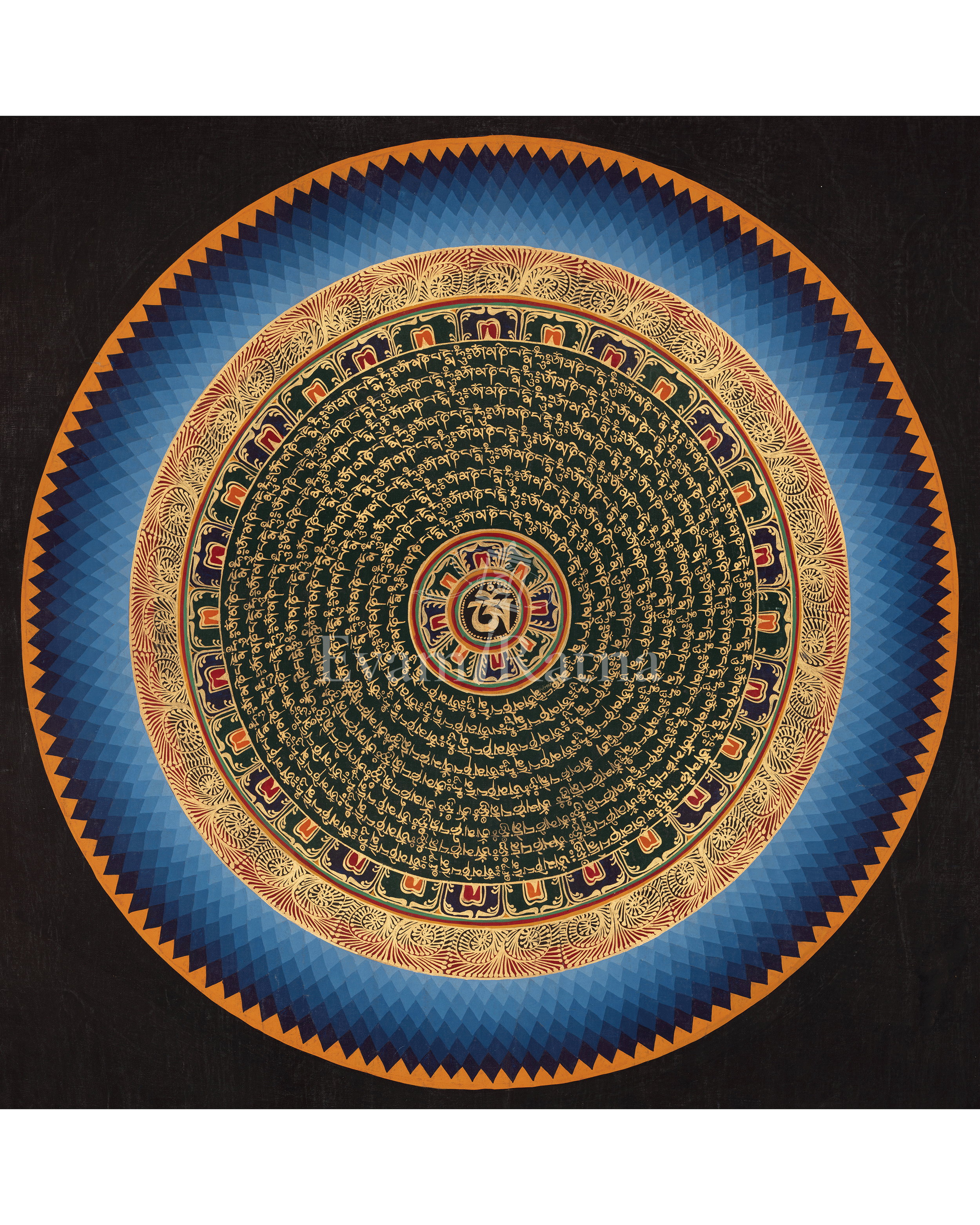 Mantra Mandala Spiritual Thangka