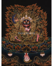 Wrathful Mahakala Bernagchen Thangka