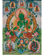 Goddess Green Tara Art
