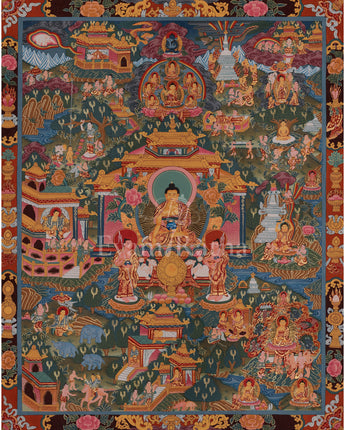 Sacred Buddha Life Story Artwork