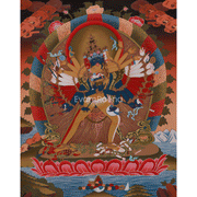 Divine Thangka Of Chakrasamvara 