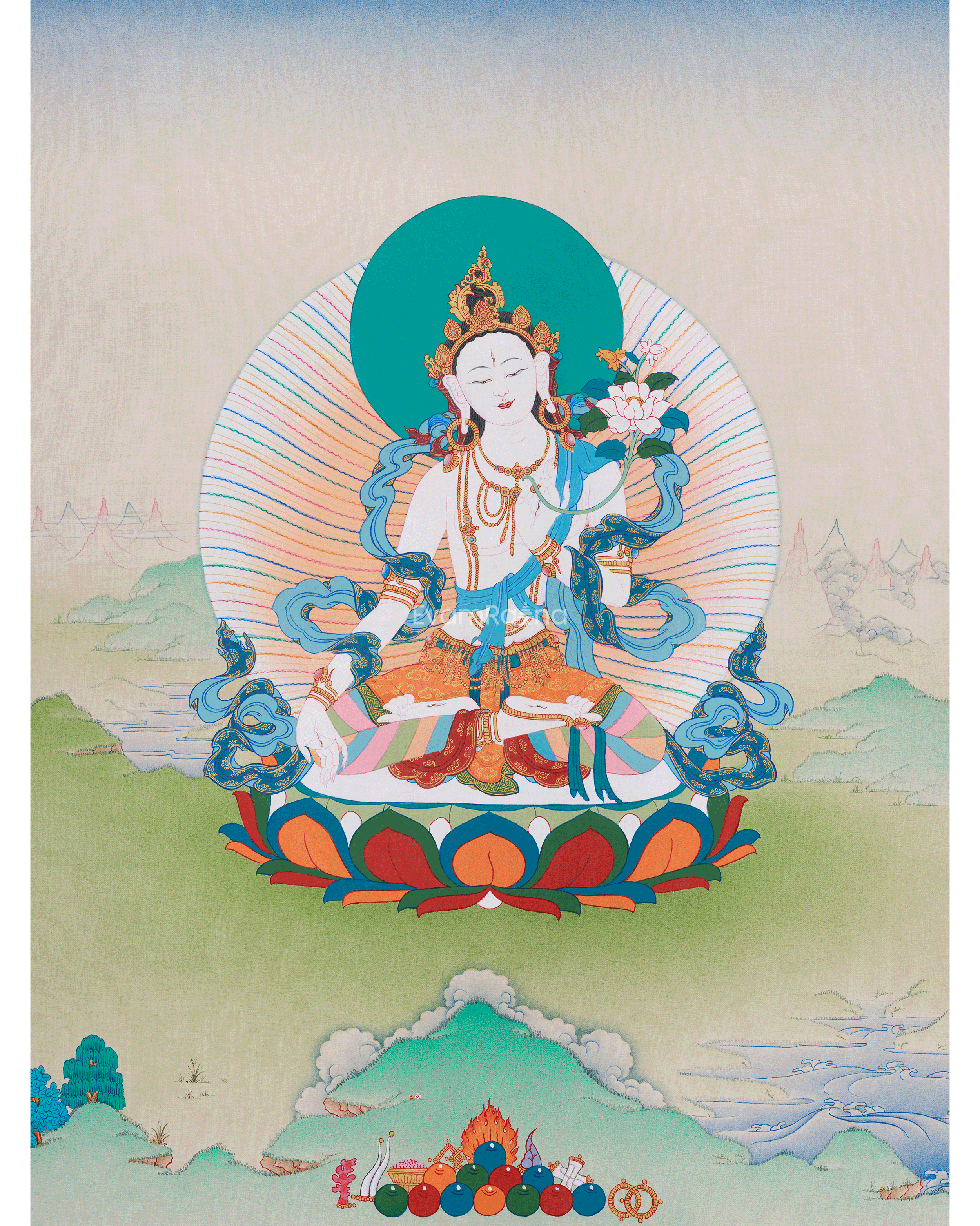 White Tara Thangka