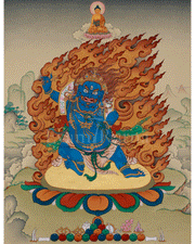 Tibetan Vajrapani Art | Holder of the Thunderbolt | Protector of The Buddha