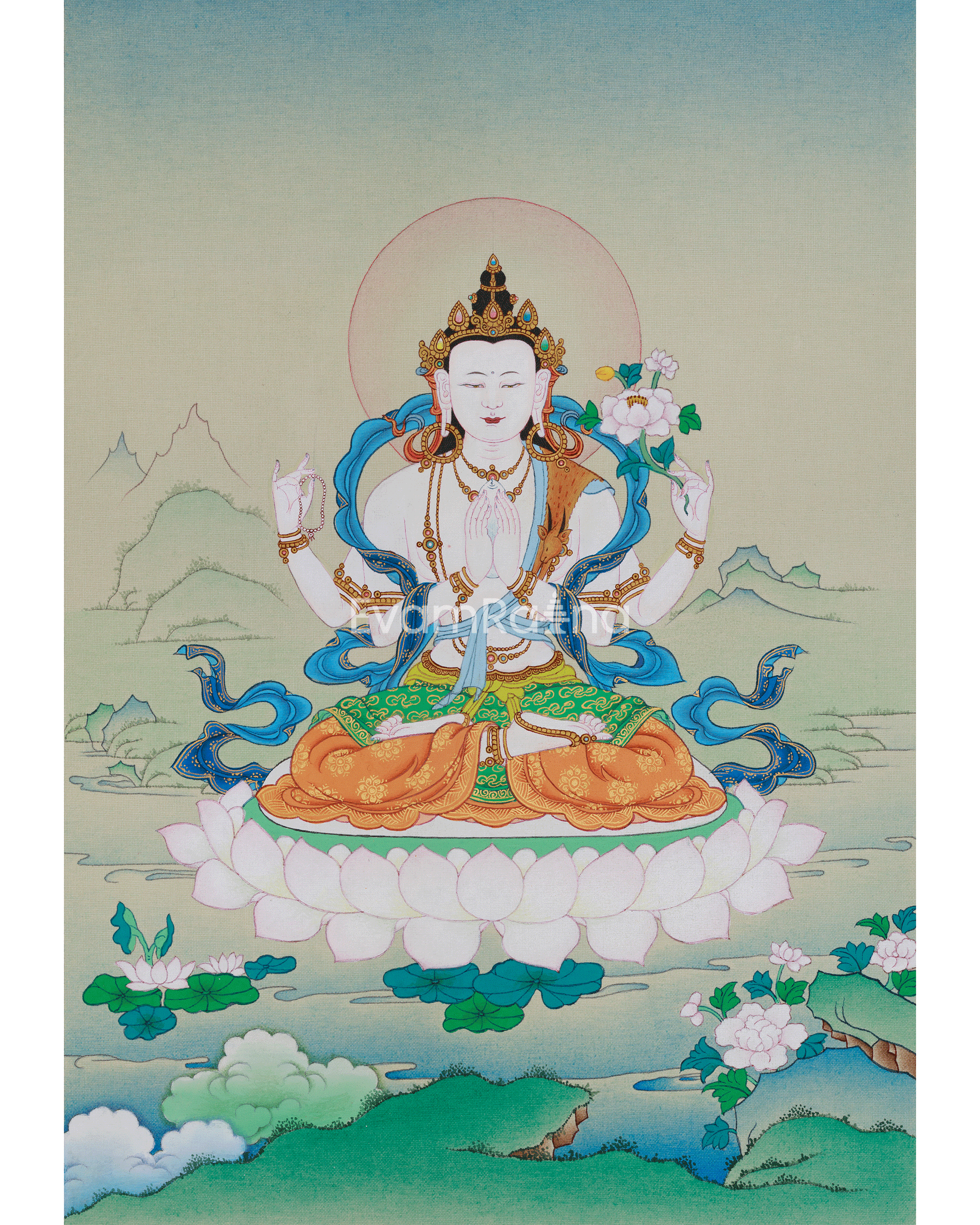 Chenrezig Thangka of Blessings