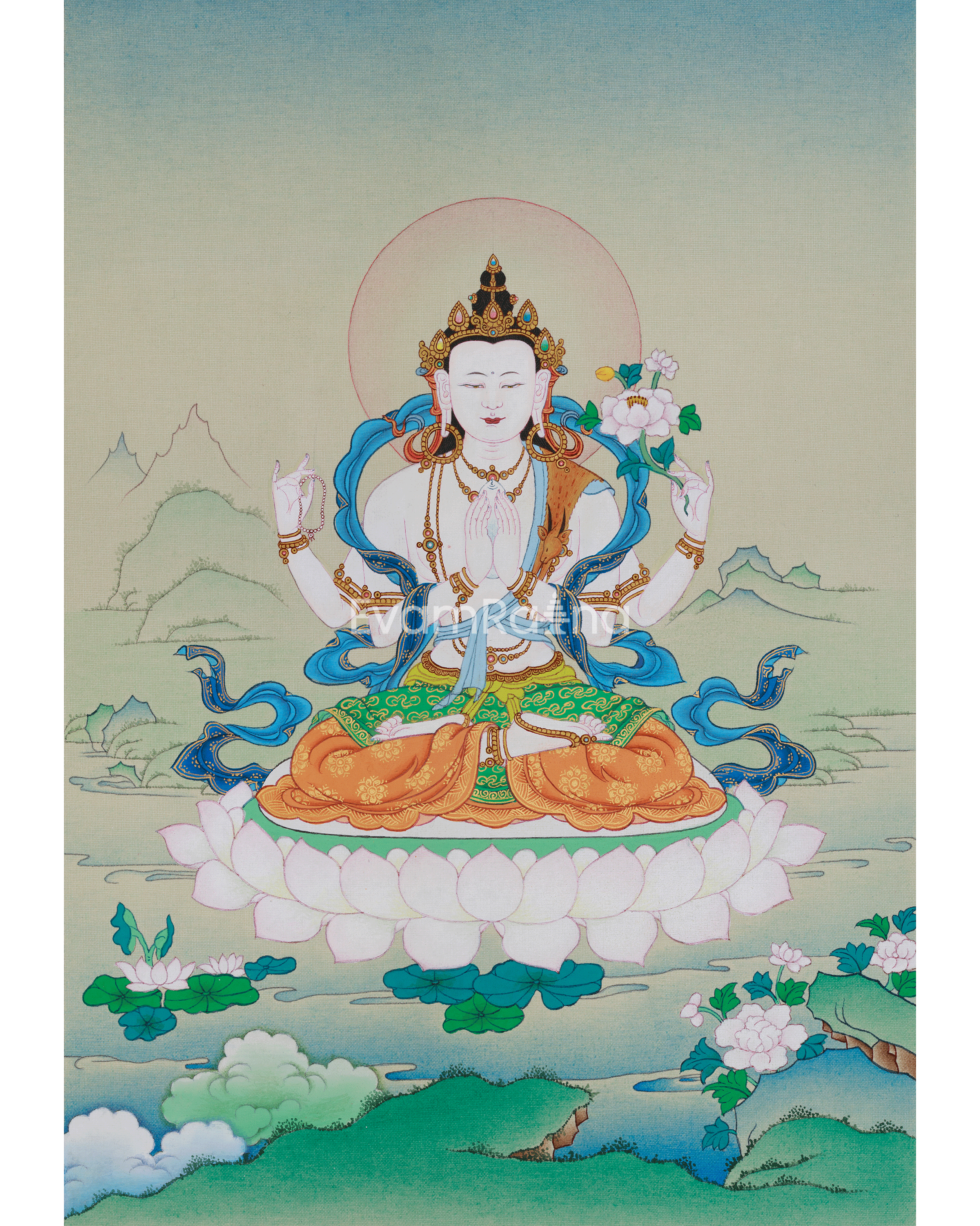 Chenrezig Thangka of Blessings