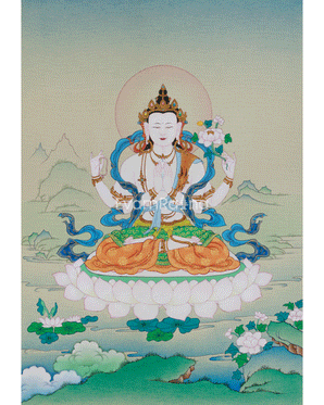 Chenrezig Thangka of Blessings