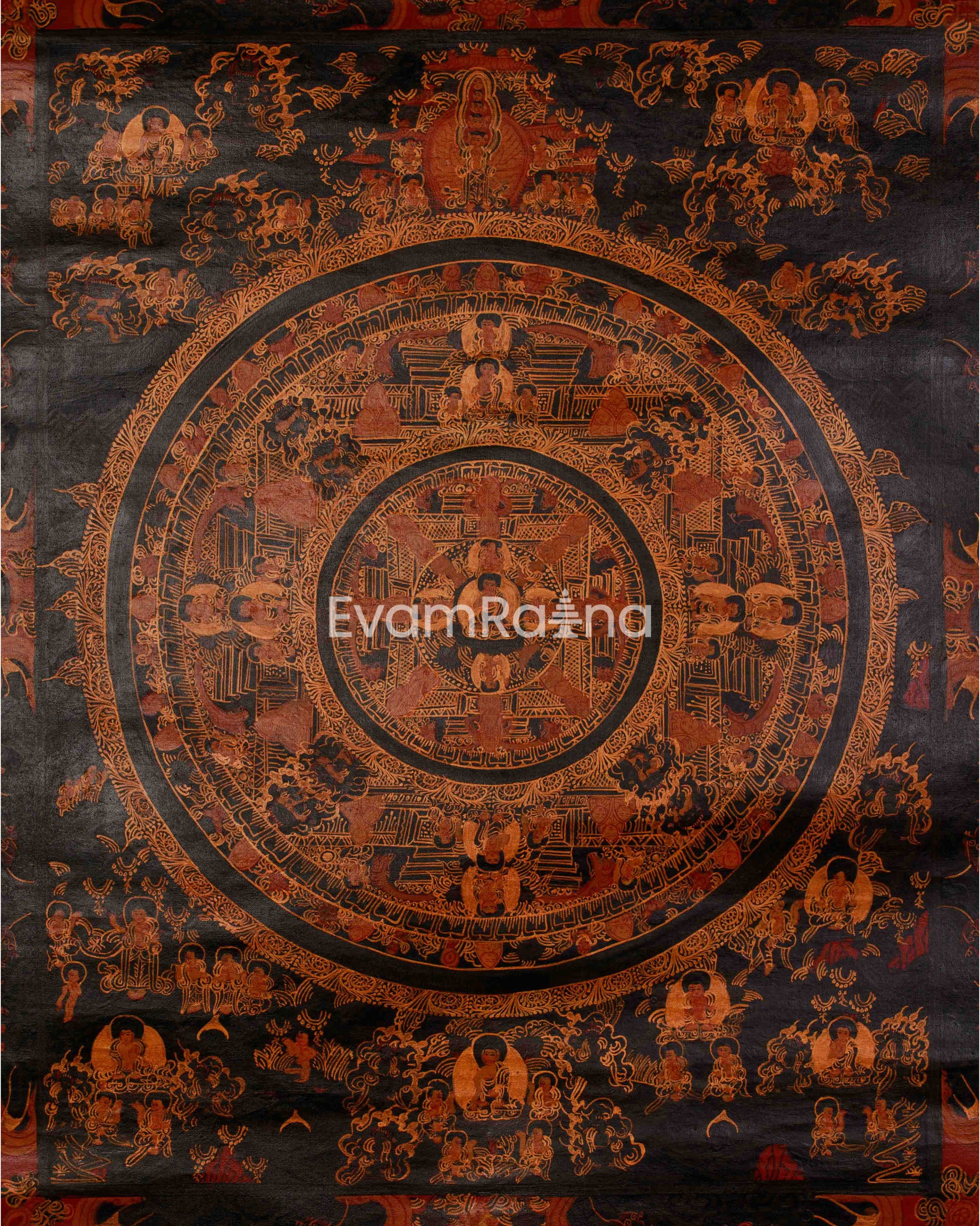 Buddha Mandala Spiritual Thangka