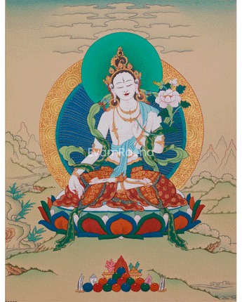 Divine White Tara Goddess of Compassion