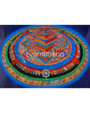 Traditional Three-Dimensional Kalachakra Mandala
