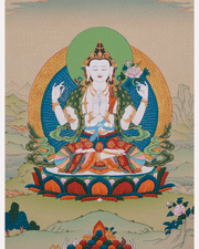 Four-Armed Avalokiteshvara Painting