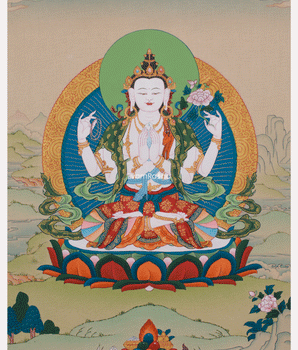 Four-Arms Avalokiteshvara Artwork 
