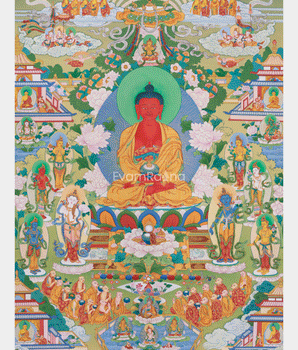 Amitabha Singham Thangka