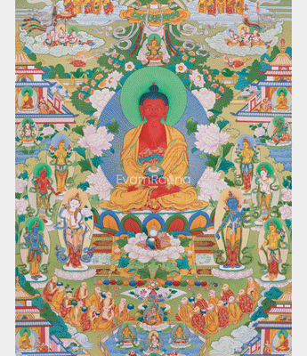 Amitabha Singham Thangka