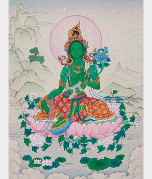 Goddess Shyama Tara Thangka 