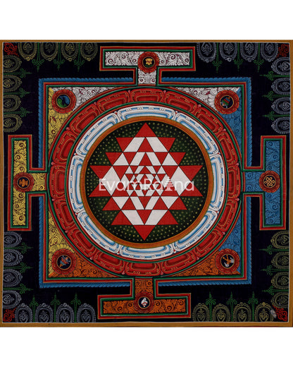 Vintage Shree Yantra Mandala