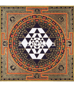 Shri Yantra Mandala Thangka 