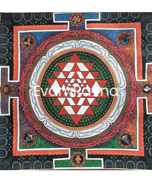 Shri Yantra Mandala Thangka