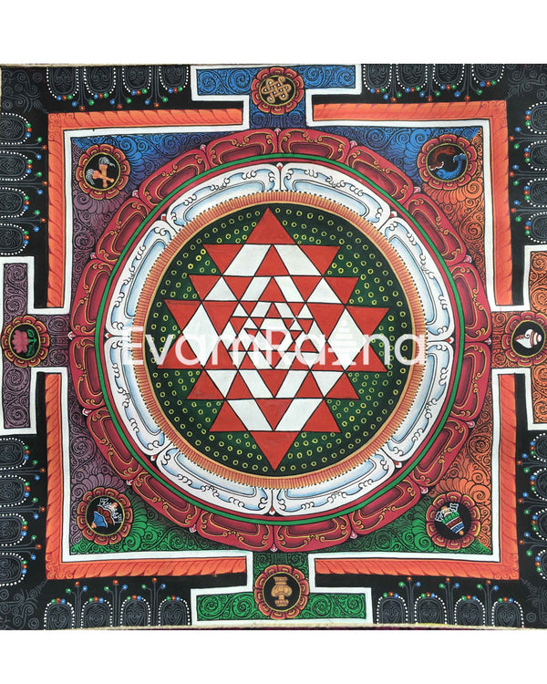 Shri Yantra Mandala Thangka