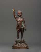 Oxidized Copper Standing Siddhartha Gautam