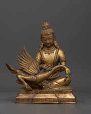 brass-siddhartha-gautam-statue-with-swan