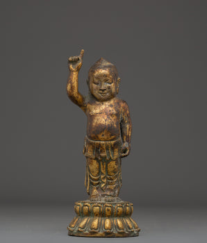 little-buddha-copper-statue