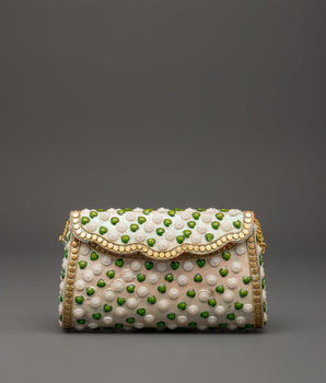 Pearl & Green Stone Side Bag