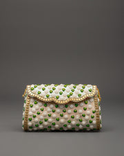 Pearl & Green Stone Side Bag