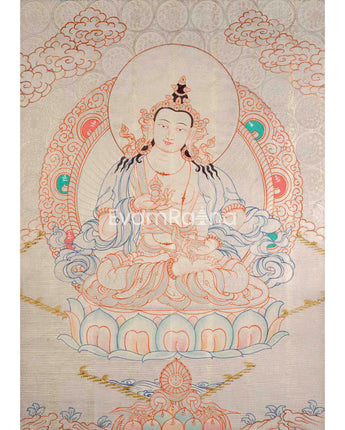 Silver Style Vajrasattva Thangka