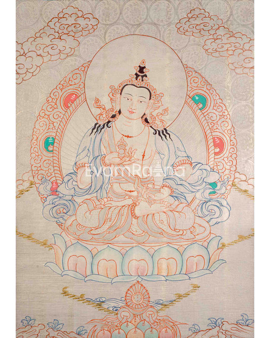 Silver Style Vajrasattva Thangka