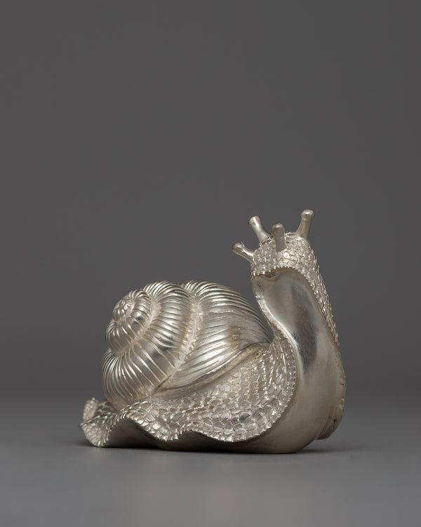 Decorative Silver Snail