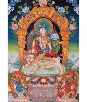 Simhanada Lokeshvara Print