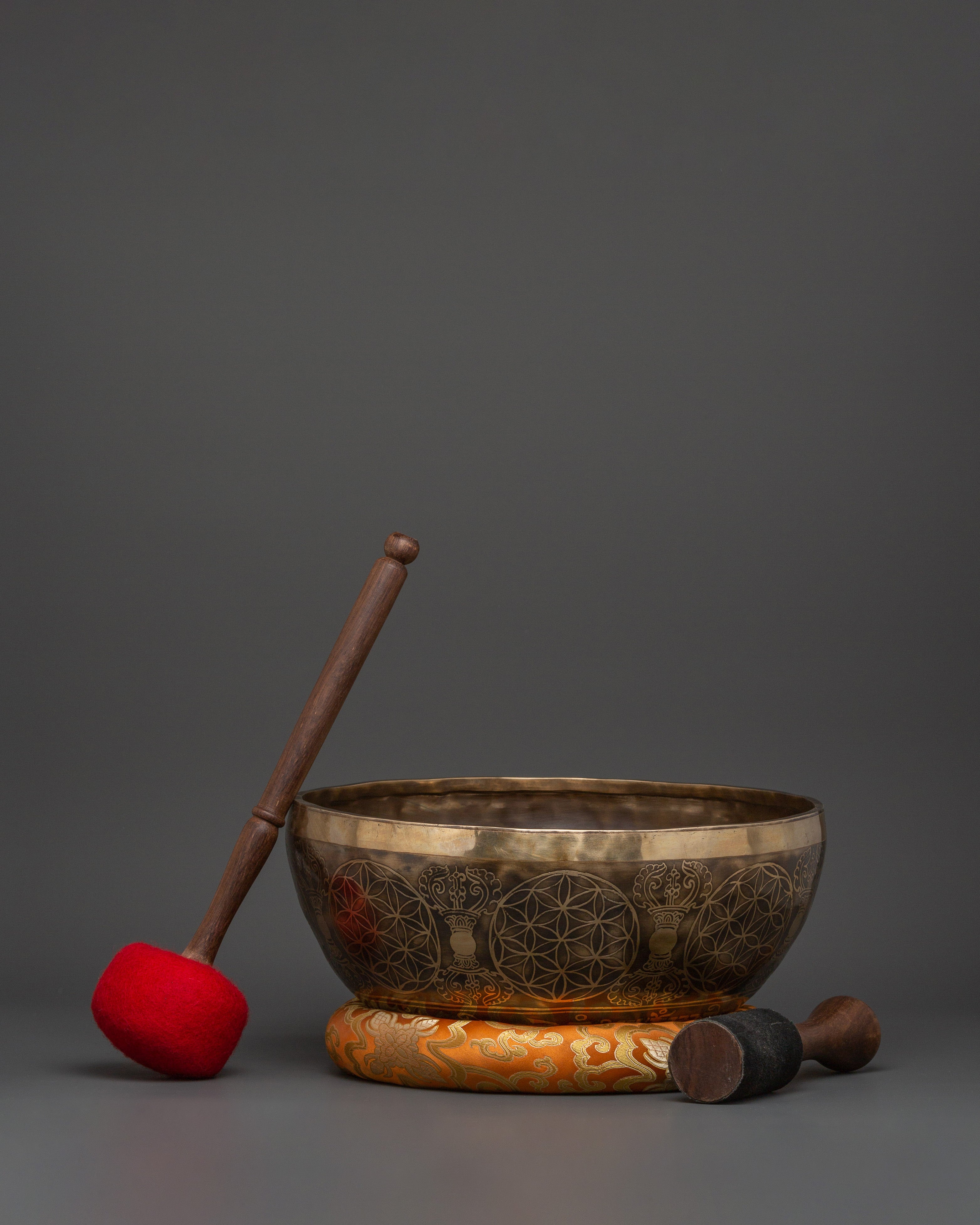 Handcrafted Brass Tibetan Singing Bowl