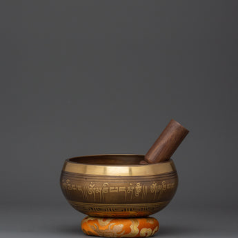 Brass Chakra Healing Bowl