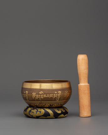 Handcrafted Tibetan Brass Singing Bowl