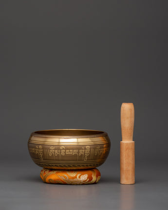 Himalayan Singing Bowl With Brass Body 