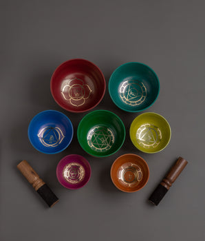 Colorful Singing Bowl Set