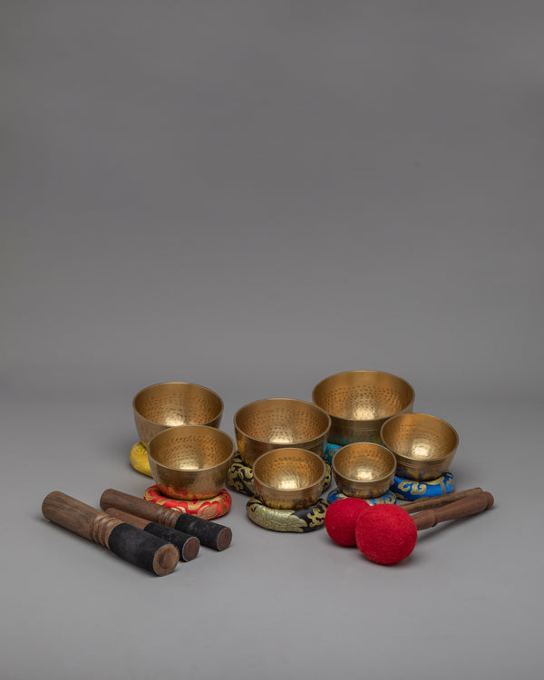 Authentic Tibetan Singing Bowl Set