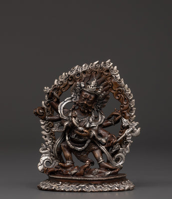 oxidized-copper-six-armed-mahakala-statue