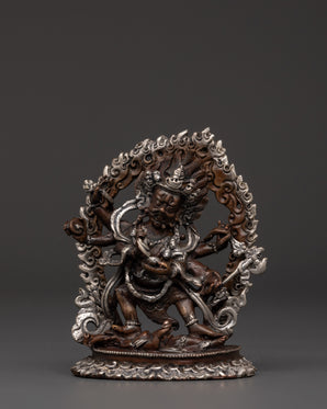 oxidized-copper-six-armed-mahakala-statue