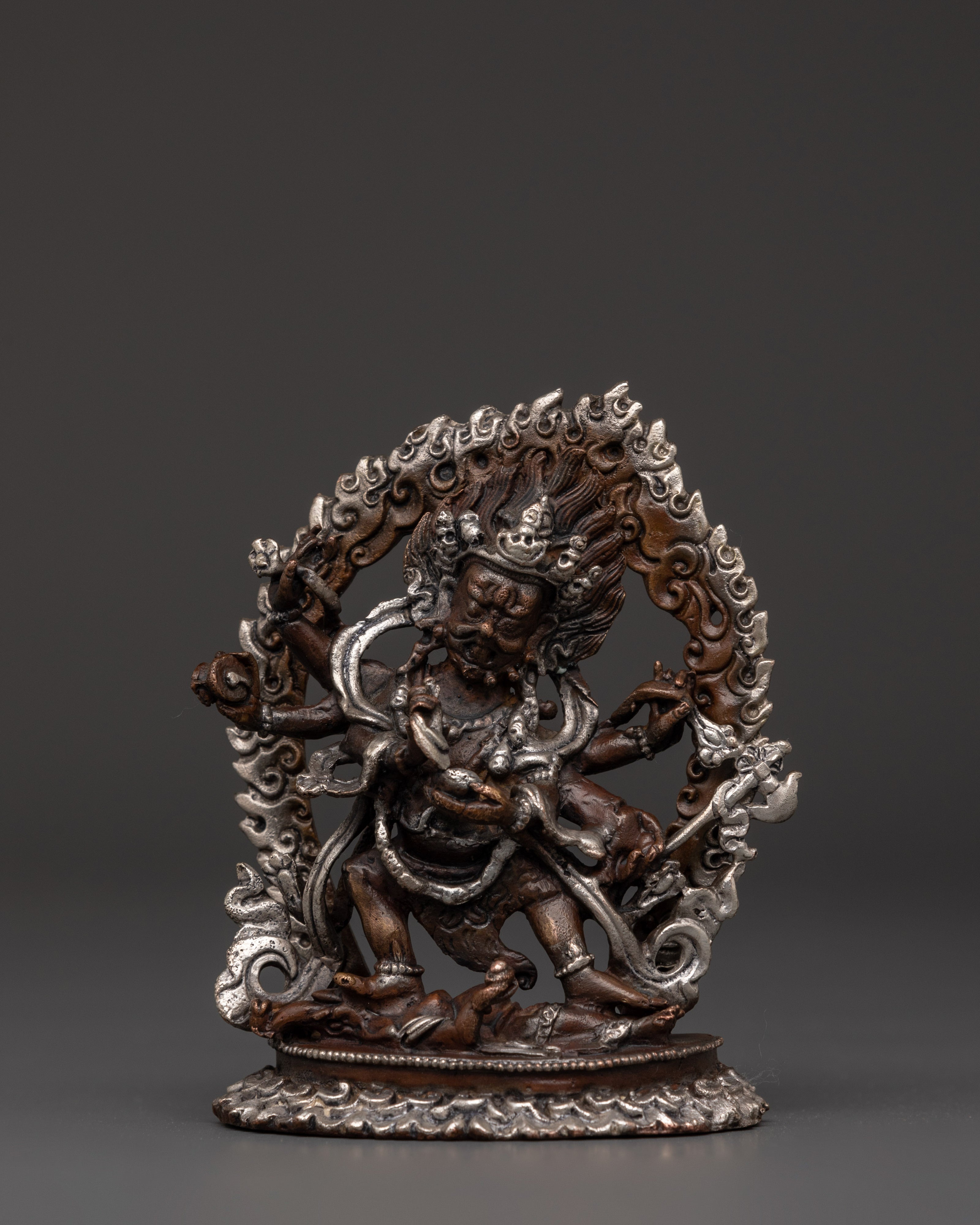 oxidized-copper-six-armed-mahakala-statue