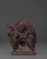 The Wrathful Six Armed Mahakala Statue 